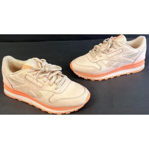 Size 6.5 Women's Reebok White & Orange Running Shoes
